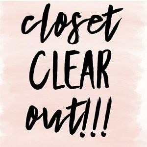 all items in closet will be taken to GoodWill tomorrow morning 8/17/23!